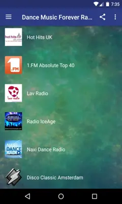 Dance Music Forever Radio Free android App screenshot 2